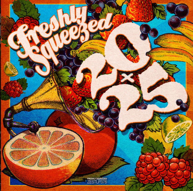 20x25 Freshly Squeezed 20th Anniversary Compilation ジャケット